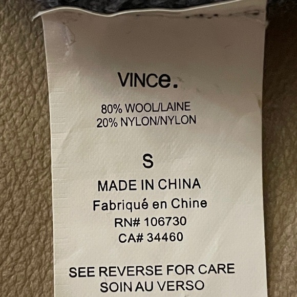 Vince Wool V Neck Sweater/Dress - Picture 3 of 5